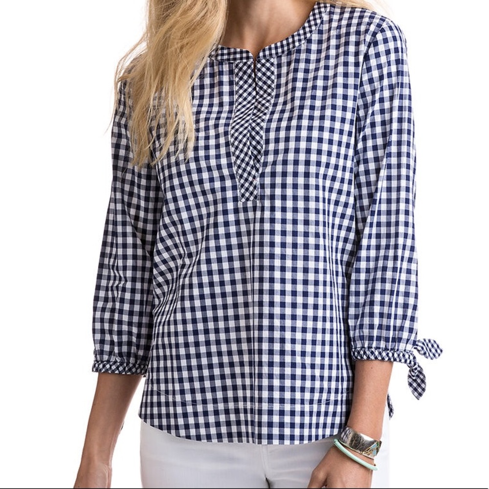 Vineyard Vines Gingham Tunic